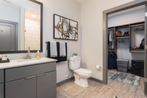 Solis Brightleaf restrooms