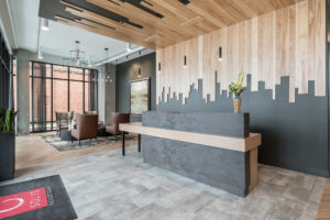 Front desk at Solis Brightleaf