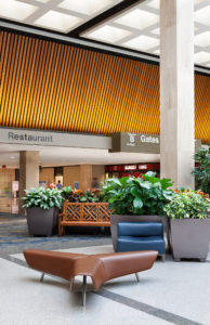 Seating and waiting areas