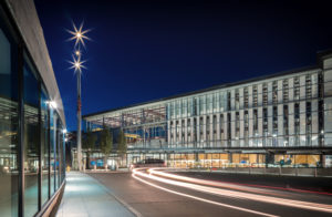 Night Shot of Raleigh Union Station