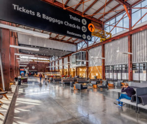Inside view of Raleigh Union Station