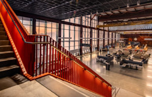 Red Stairs in Raleigh Union Station
