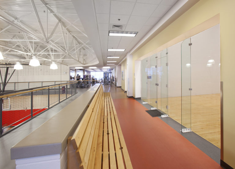 Alexander YMCA long view racquetball Clancy & Theys Construction