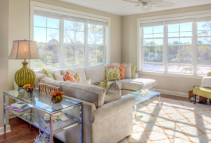 Living area at covepointe