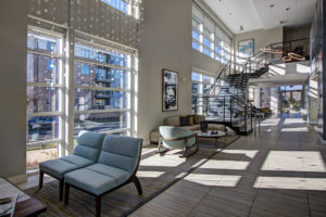 Apartment lobby