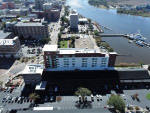 Aloft Hotel from above