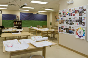 Art room at Harmony Community School