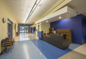 High School front entrance