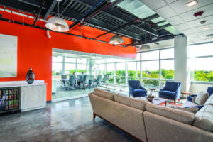12,697 sq ft upfit on the entire 5th floor of the Bank of America building for a financial technology company.