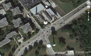 Birdseye view of UCF Combined Heat & Power Plant