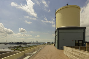 Rooftop view of The Roebuck