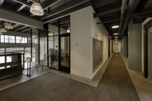 hallway and common area of luxury apartments