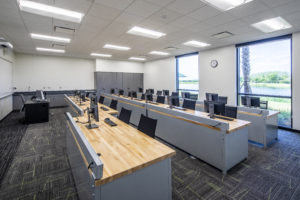 Valencia College interior construction of a classroom