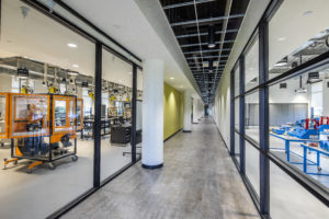 Valencia College interior construction of a laboratory