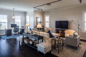 Westminster Baldwin Park interior construction living room