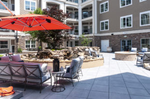Cambridge Senior Living Briar Creek sitting areas