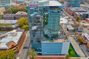 301 Hillsborough at Raleigh Crossing aerial view