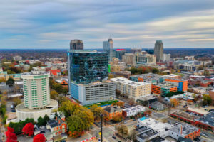 301 Hillsborough at Raleigh Crossing skyline view