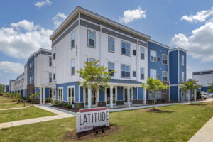 The Latitude Sign and Building