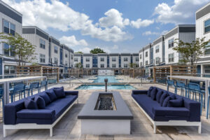 The Latitude Seating Pool View 2