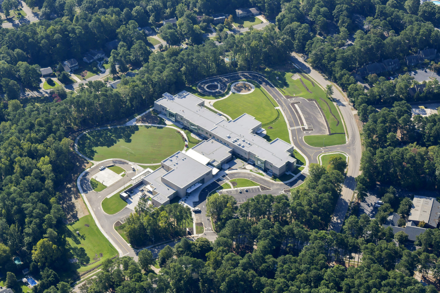 North Ridge Elementary School Aerial 1 - Clancy & Theys Construction