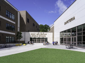 West Millbrook Middle School Cafeteria Outside