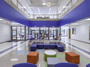 West Millbrook Middle School Entrance Indoors