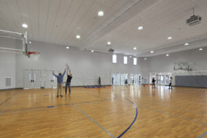 White Memorial Presbyterian Church basketball court