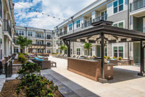 The Julien Apartment Community Court Yard 2