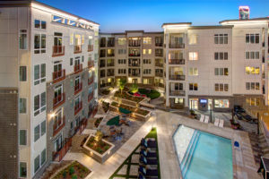 Presley Uptown Apartments Courtyard Pool