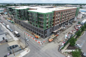Visualization of construction logistics for The Otis