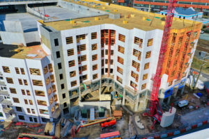 Venable Center Apartments construction in progress