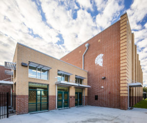 Milwee Middle School Gym front