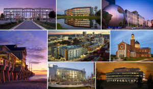 Collage of Clancy & Theys building projects