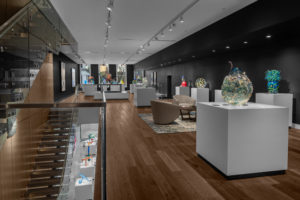 Perry Glass art collection interior construction design