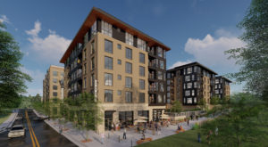 The Walker BIM 360 construction rendering