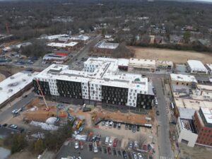 GeerHouse Apartments Eagle Eye Parking Lot View