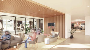 Geerhouse interior construction rendering