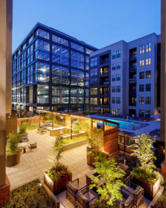 Smoky Hollow bird's eye view of exterior seating area