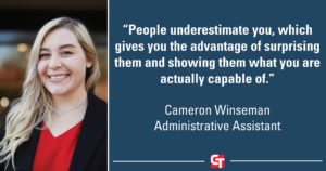 Cameron Winseman, Administration Assistant