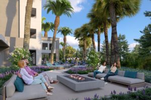 virtual design construction preview of fire pits area