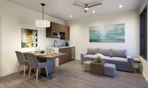 Virtual design interior design construction of The Terraces