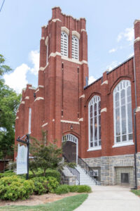 Caldwell Presbyterian Church Side View
