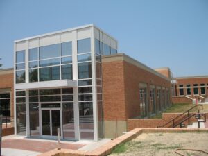 UNC Charlotte Prospector Hall Side View