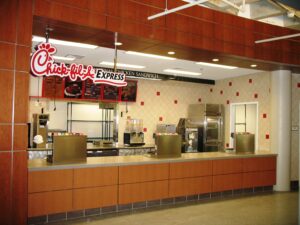 UNC Charlotte Prospector Hall Chick Fil A Express