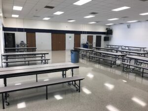 Clover Middle School Lunch Room