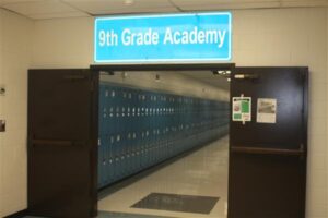 Clover Middle School Hallway