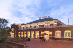 Elon University NC Dining Global Village Exterior patio