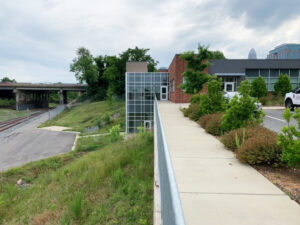 NCDOT Locomotive and Railcar Maintenance Facility Side